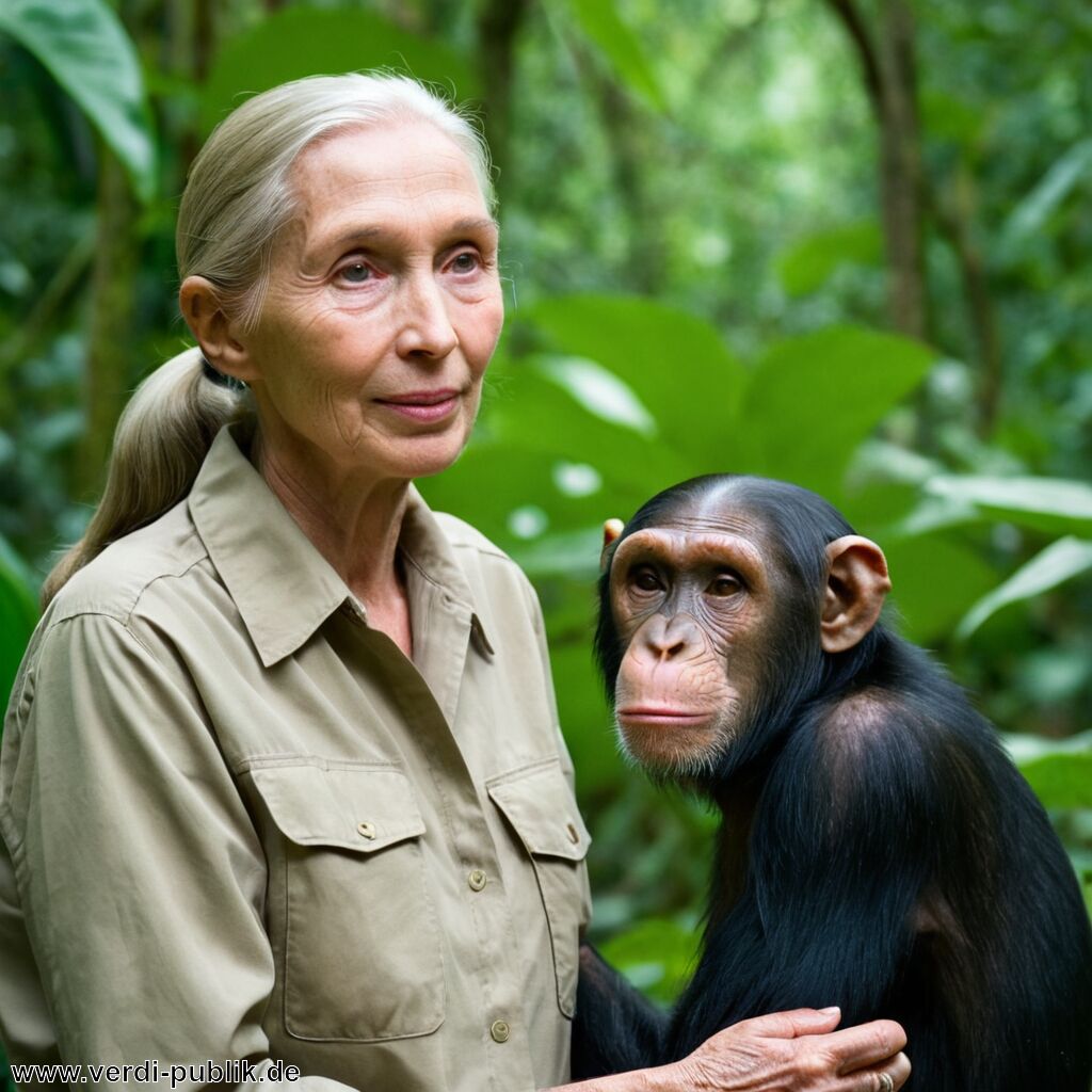 Jane Goodall – Vermögen: fließt in Naturschutz und Artenschutzprogramme