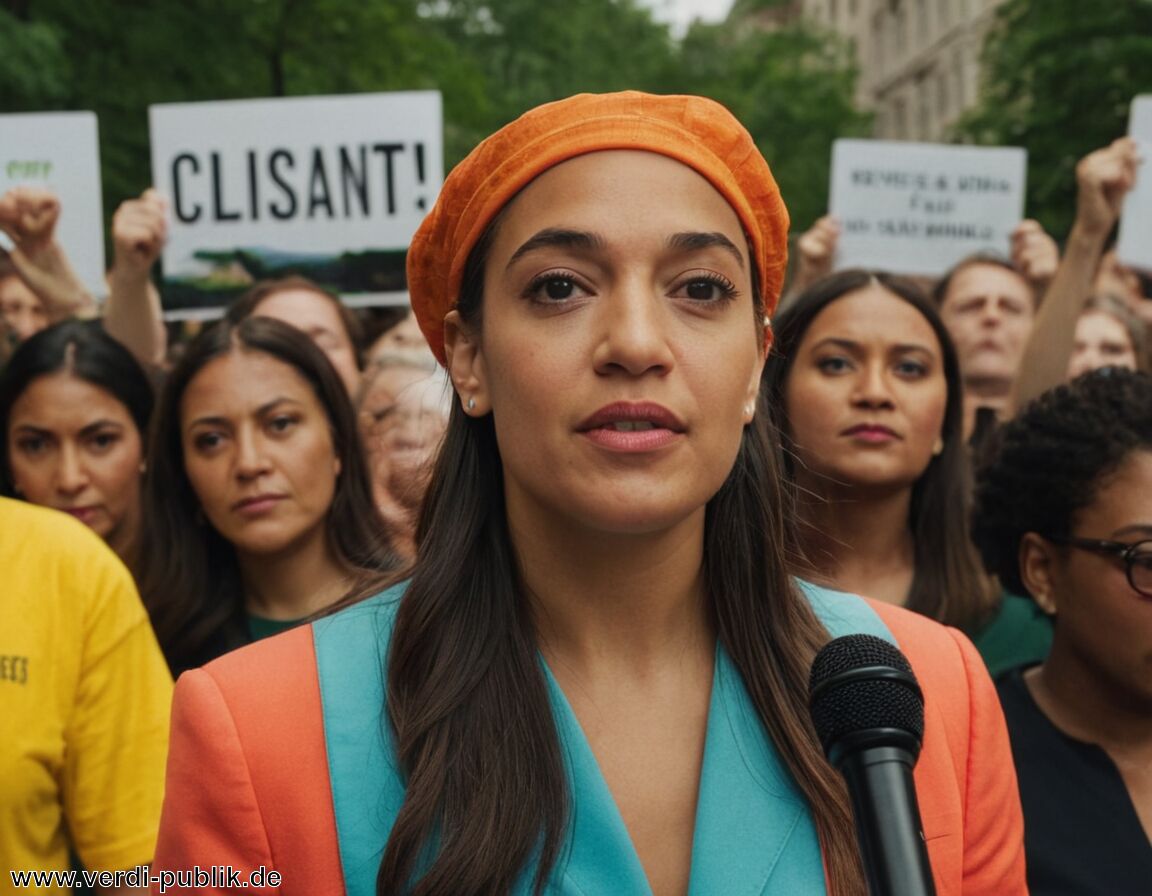 Partnerschaften mit Umweltschutzorganisationen bestehen - Alexandria Ocasio-Cortez – Vermögen: fördert politische Initiativen für Klimagerechtigkeit