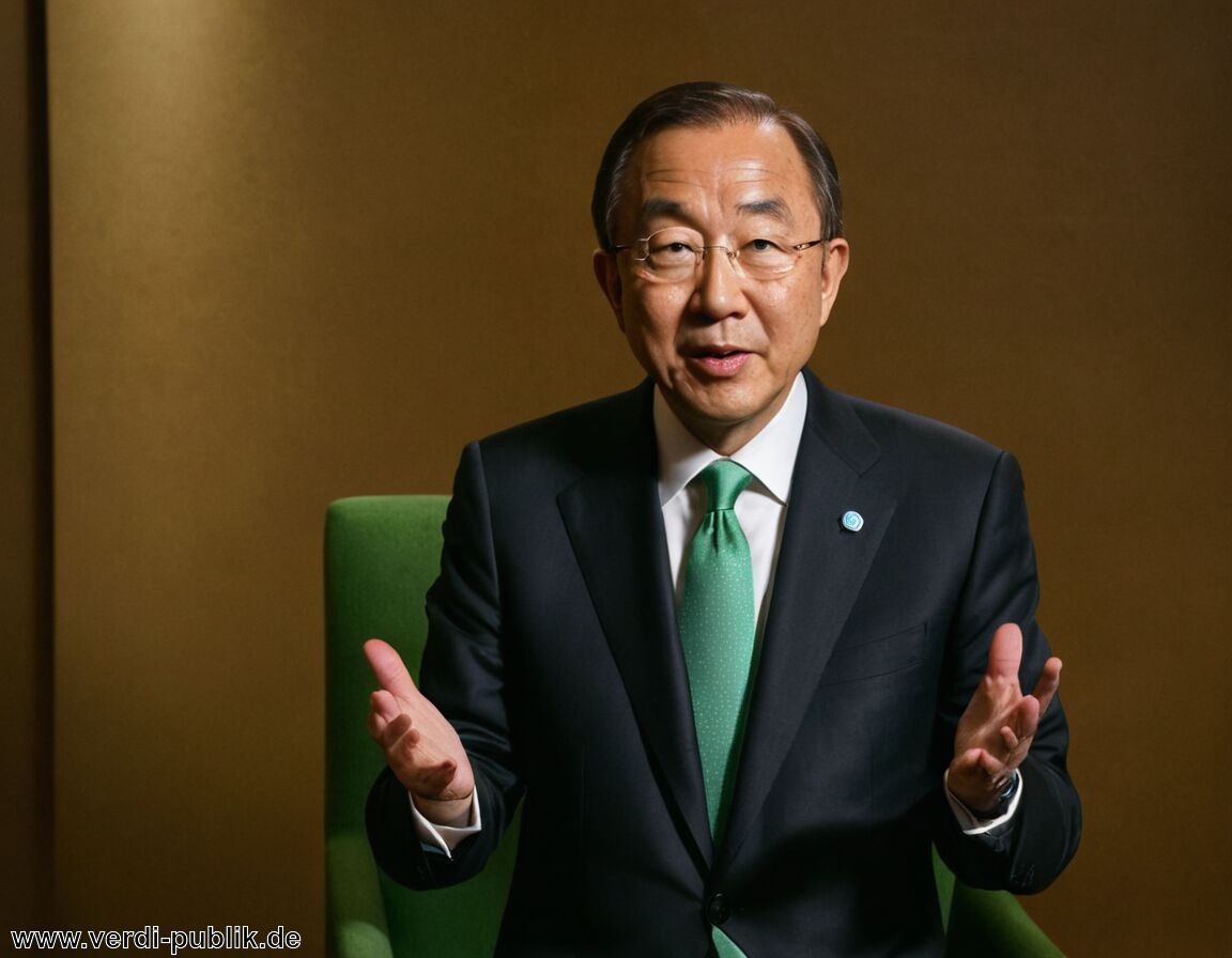 Beiträge fördern ökologische Innovationen - Ban Ki-moon – Vermögen: fließt in internationale Nachhaltigkeitsprogramme