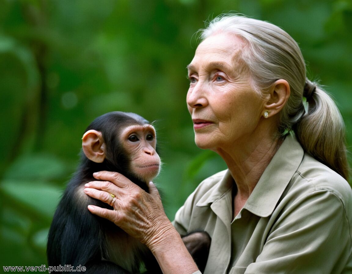 Jane Goodall – Vermögen: fließt in Naturschutz und Artenschutzprogramme