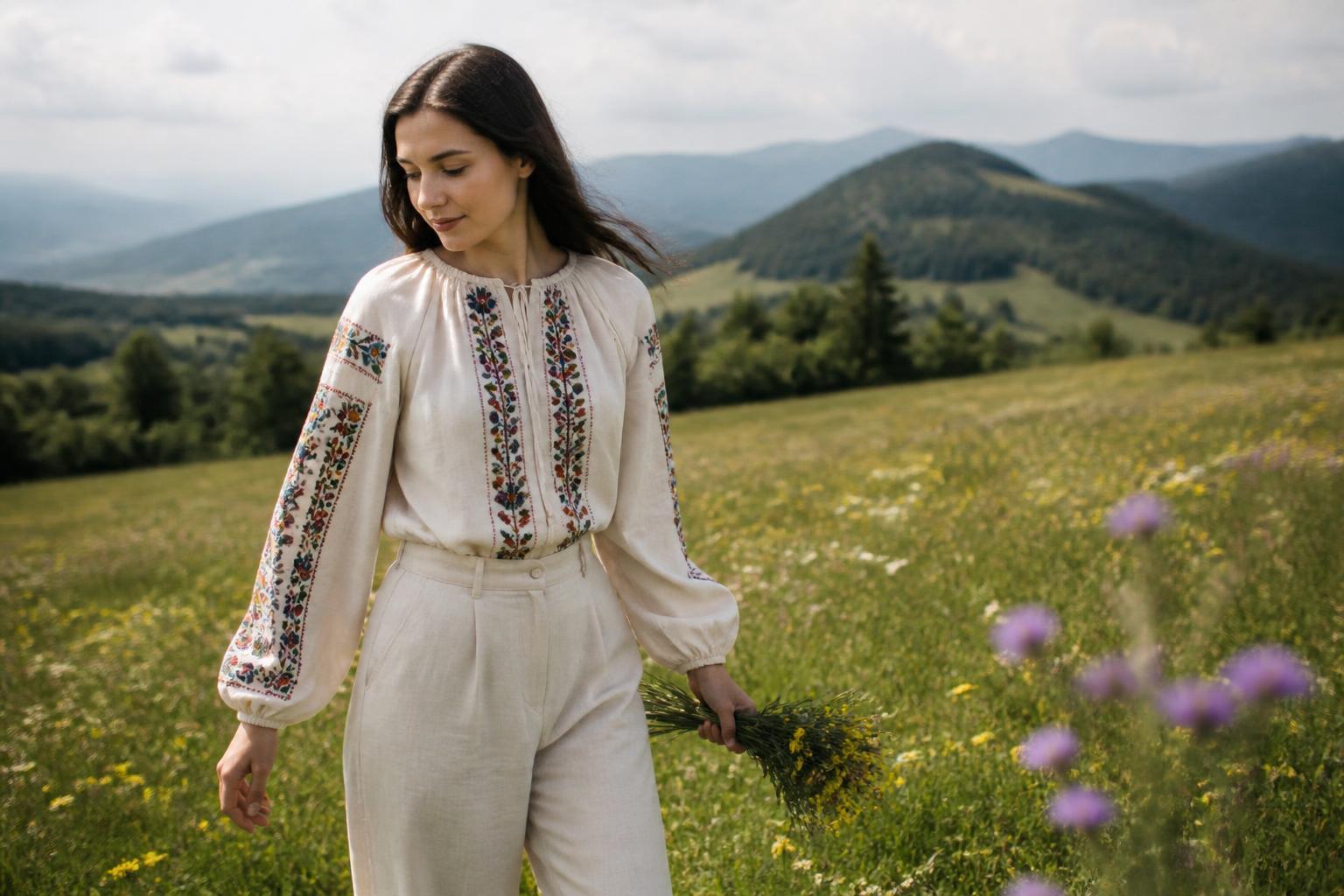 Transylvanian Wildflowers – Wenn nachhaltige Kleidung zu tragbarer Kunst wird Es gibt